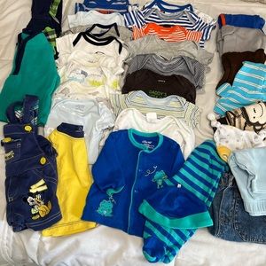 NB BABY BOY CLOTHES BUNDLE